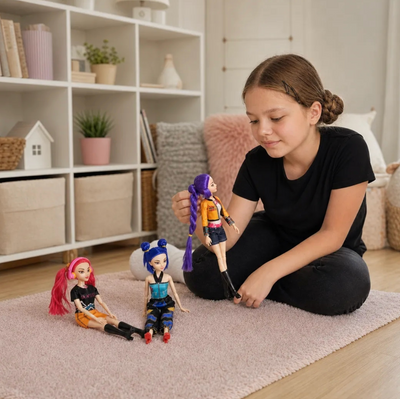 Singing Dolls Set | 1 Box (3 Dolls) That Sing Golden