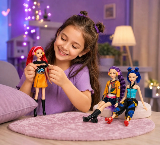 Singing Dolls Set | 1 Box (3 Dolls) That Sing Golden