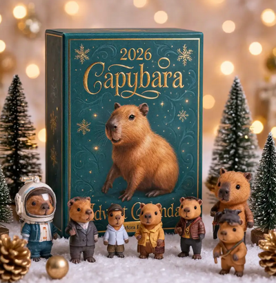 Capybara Advent Calendar 2026 | 24 Cuddly Countdown Surprises