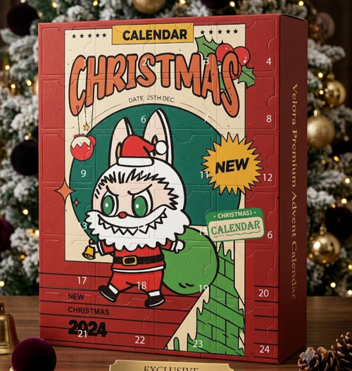 Labubu Advent Calendar 2026 | 24 Doors, 24 Blind Box Monster Figures