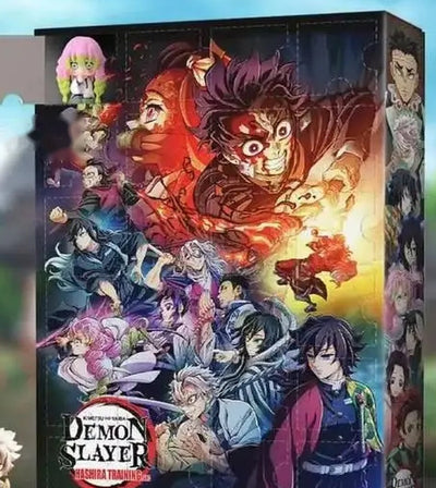 The Demon Slayer Hashira Training advent calendar box with Tanjiro, Giyu and the Hashira on the front