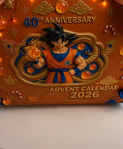 The 40th Anniversary lid with Goku and Shenron in gold