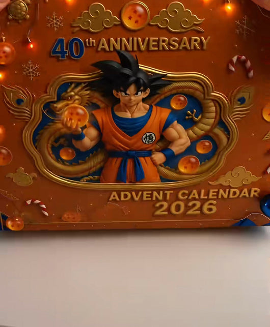 The 40th Anniversary lid with Goku and Shenron in gold
