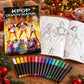 K-Pop Coloring Book, 56 pages