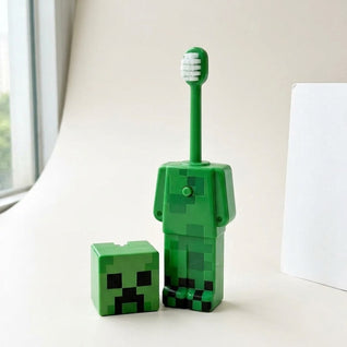 Minecraft Pop-Up Toothbrush™ for Kids | Ultra-Soft Brush Hidden Inside His Favorite Figure