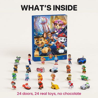 What's inside the PAW Patrol Advent Calendar: 24 doors, 24 toys