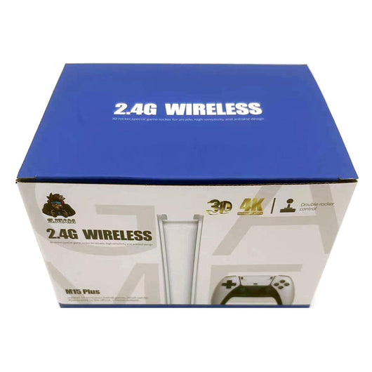 The box with RetroStick Pro and two wireless controllers