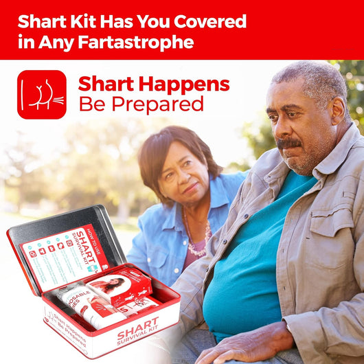 Shart Survival Kit, five item gag gift in a metal tin