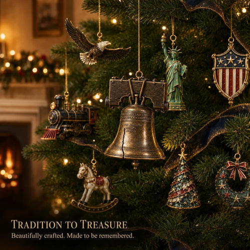 America 250th Anniversary Advent Calendar 2026 | 24 Heritage Christmas Ornaments