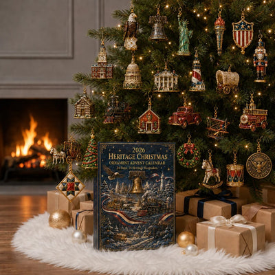America 250th Anniversary Advent Calendar 2026 | 24 Heritage Christmas Ornaments