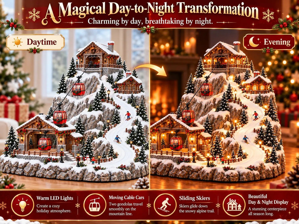 Most Christmas villages just sit there
