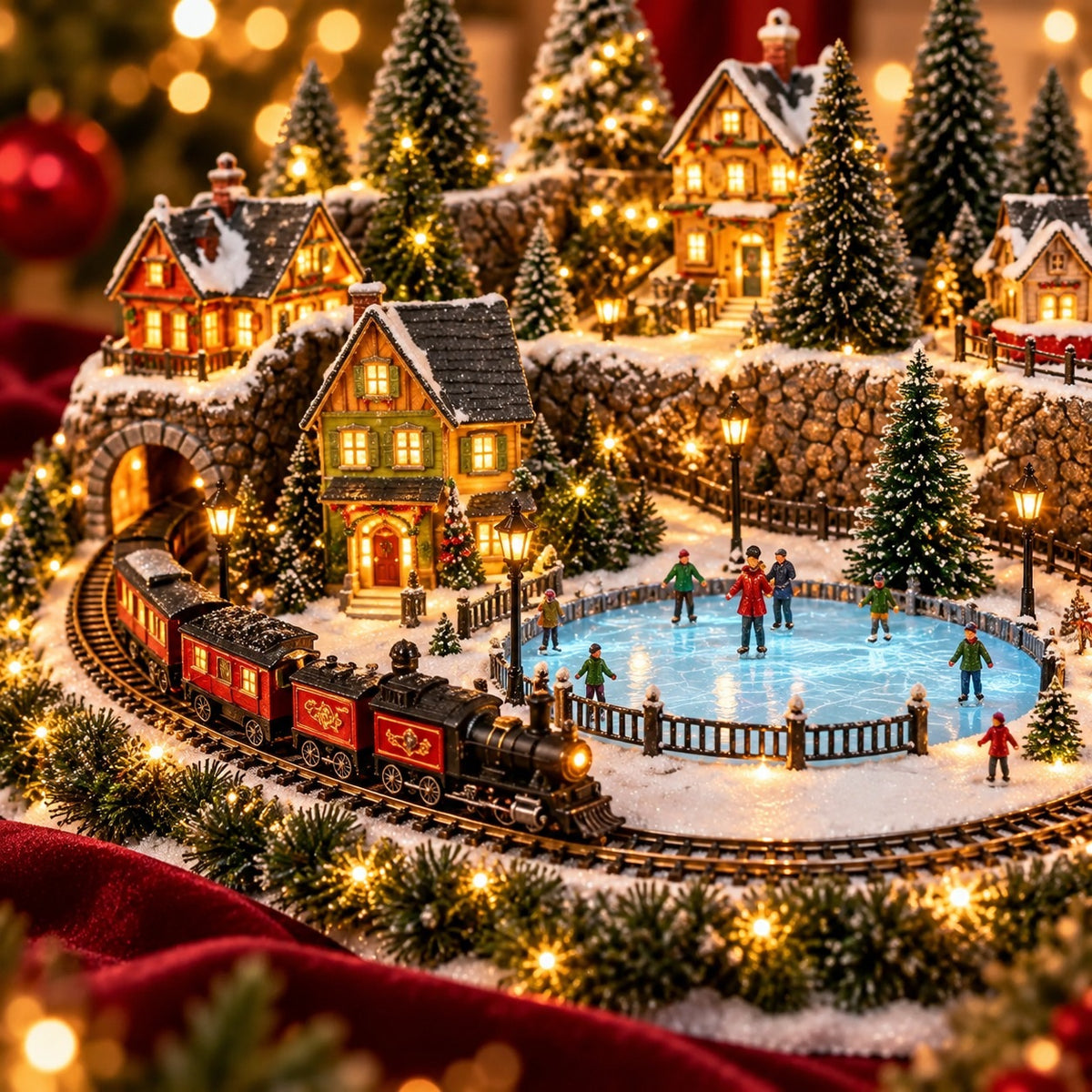 A Christmas village looks sweet until you realize