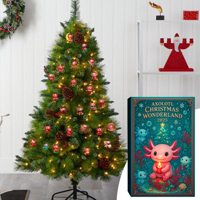 Axolotl Advent Calendar 2026 | 24 Axolotl Ornaments