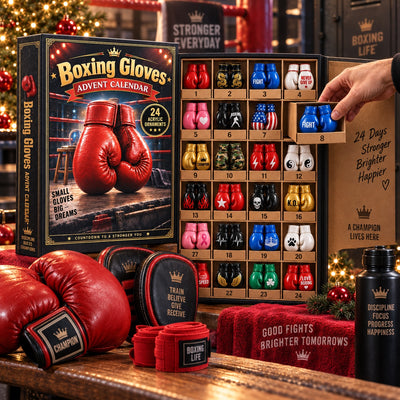 Boxing Advent Calendar 2026 | 24 Boxing Acrylic Ornaments, Gift for Boxing Lovers