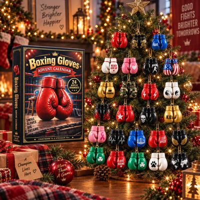 Boxing Advent Calendar 2026 | 24 Boxing Acrylic Ornaments, Gift for Boxing Lovers