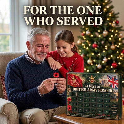 24 Days of British Army Honour Advent Calendar 2026 | 24 Military Keepsakes, Gift for Veterans