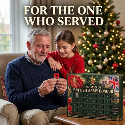 24 Days of British Army Honour Advent Calendar 2026 | 24 Military Keepsakes, Gift for Veterans