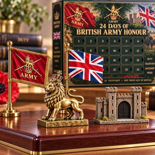 24 Days of British Army Honour Advent Calendar 2026 | 24 Military Keepsakes, Gift for Veterans