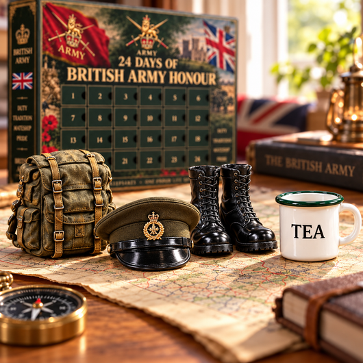 24 Days of British Army Honour Advent Calendar 2026 | 24 Military Keepsakes, Gift for Veterans