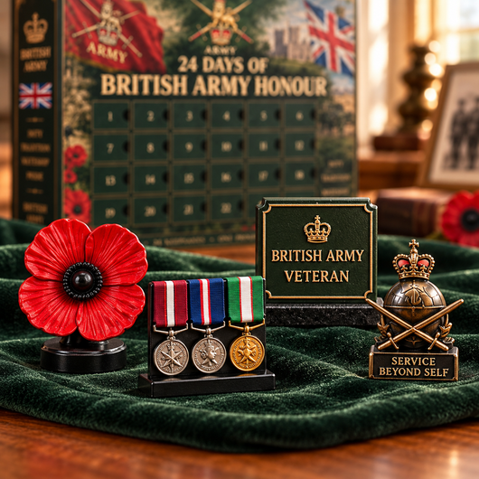 24 Days of British Army Honour Advent Calendar 2026 | 24 Military Keepsakes, Gift for Veterans