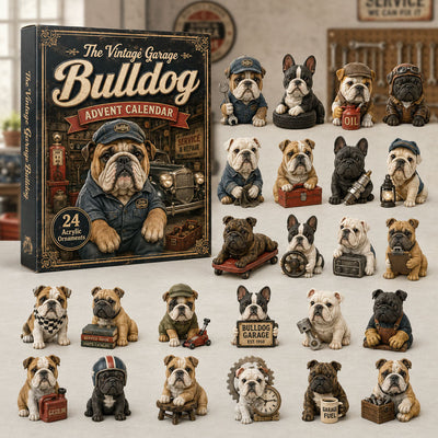 Bulldog Advent Calendar 2026 | 24 Bulldog Ornaments