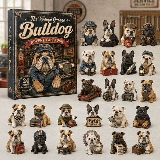 Bulldog Advent Calendar 2026 | 24 Bulldog Ornaments