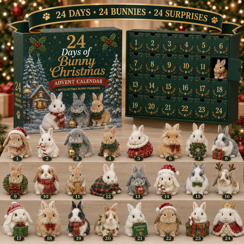 Bunny Christmas Advent Calendar 2026 | 24 Bunny Figures