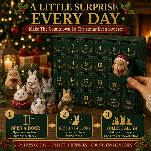 Bunny Christmas Advent Calendar 2026 | 24 Bunny Figures