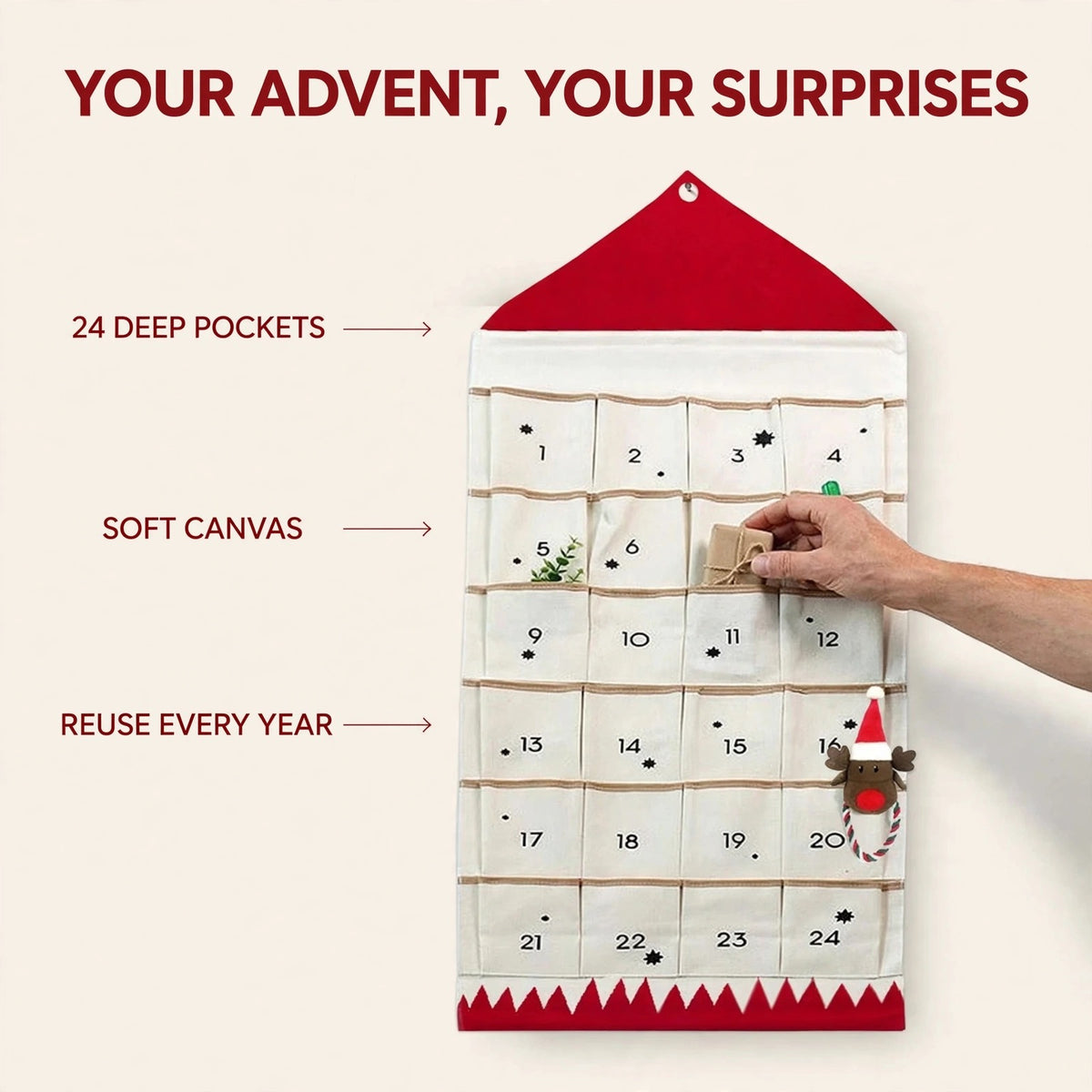The chocolate calendar is