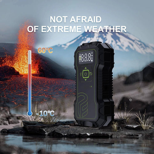 Portable Jump Starter with Air Compressor | 4-in-1 Car Battery Jump Starter, Tire Inflator and Power Bank