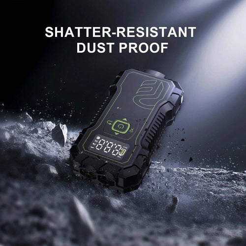 Portable Jump Starter with Air Compressor | 4-in-1 Car Battery Jump Starter, Tire Inflator and Power Bank