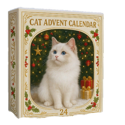 Cat Lovers Advent Calendar 2026 | 24 Cat Ornaments