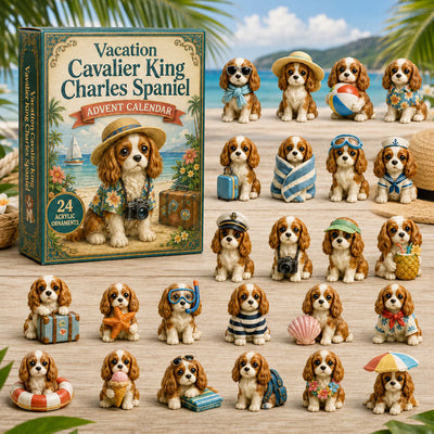 Cavalier King Charles Advent Calendar 2026 | 24 Cavalier Ornaments