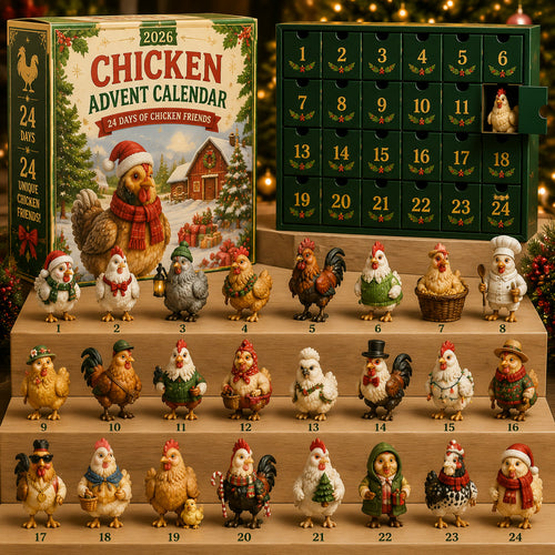 Chicken Advent Calendar 2026 | 24 Christmas Chicken Characters