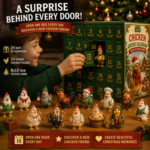 Chicken Advent Calendar 2026 | 24 Christmas Chicken Characters