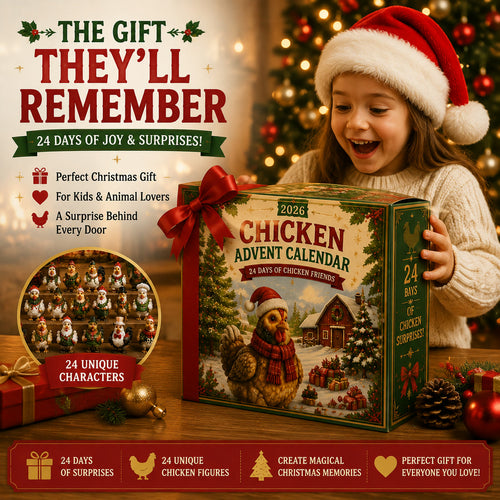 Chicken Advent Calendar 2026 | 24 Christmas Chicken Characters