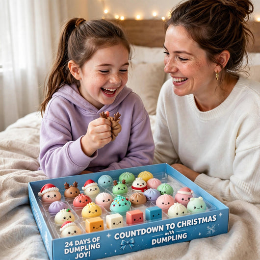 Christmas Dumpling Squishy Advent Calendar 2026 | 24 Slow Rise Squishy Toys
