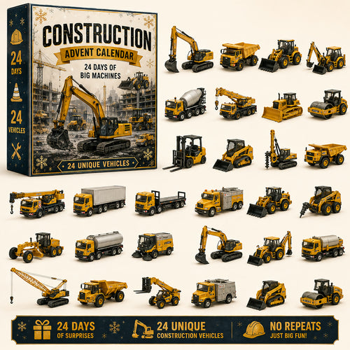Construction Vehicle Advent Calendar 2026 | 24 Big Machines