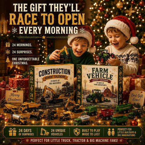 Construction Vehicle Advent Calendar 2026 | 24 Big Machines