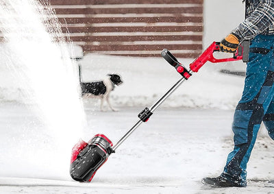 Cordless Snow Shovel 20V with 2 Batteries and Charger | Electric Snow Shovel, Battery Snow Blower, Power Shovel for Driveway and Steps