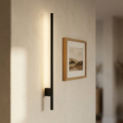 Cordless Wall Sconce Rechargeable with Remote, Set of 2 | Battery Operated Wall Light, No Wiring LED Wall Lamp, Black