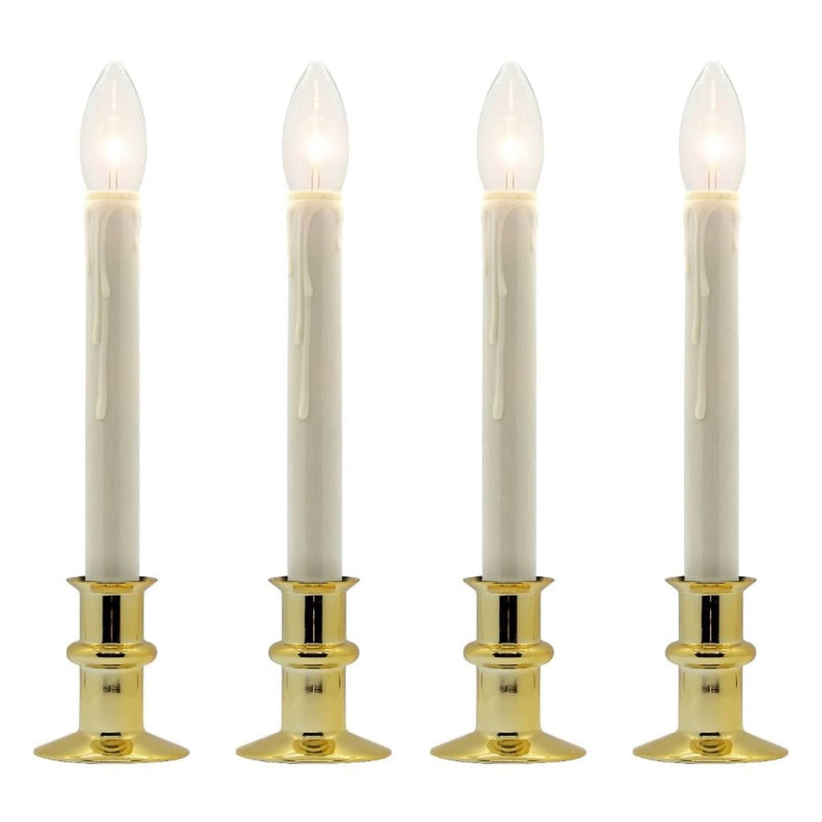 Candles in the windows look beautiful until