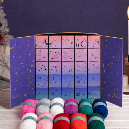 Crochet Advent Calendar 2026 | 25 Days of Yarn with Blanket Pattern and Extra Patterns, Christmas Gift for Crocheters