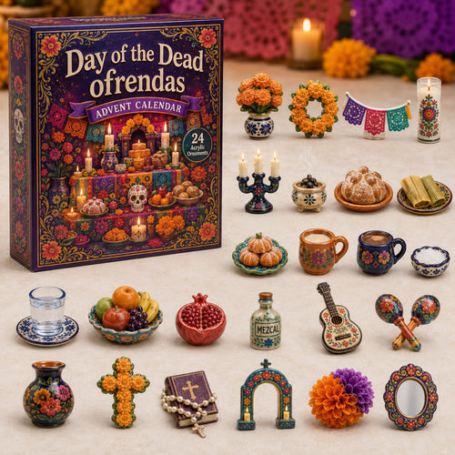 Day of the Dead Ofrendas Advent Calendar 2026 | 24 Ornaments