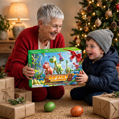 Dinosaur Egg Advent Calendar 2026 | 24 Hatching Dino Eggs, Drop in Water and Watch Them Hatch