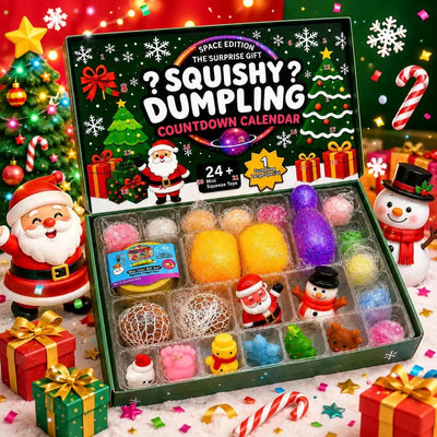 Squishy Dumpling Advent Calendar 2026 | 24 Mini Squishy Toys and 1 Big Surprise