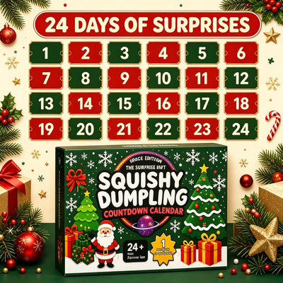 Squishy Dumpling Advent Calendar 2026 | 24 Mini Squishy Toys and 1 Big Surprise
