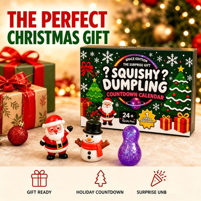 Squishy Dumpling Advent Calendar 2026 | 24 Mini Squishy Toys and 1 Big Surprise