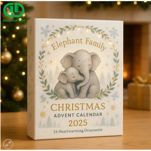 Elephant Family Advent Calendar 2026 | 24 Heartwarming Ornaments
