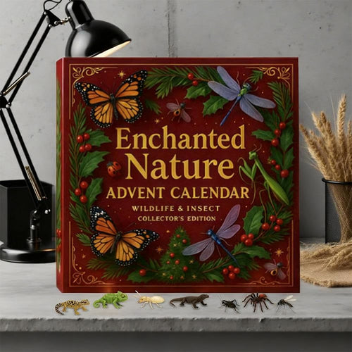 Enchanted Nature Advent Calendar 2026 | 24 Wildlife & Insect Ornaments